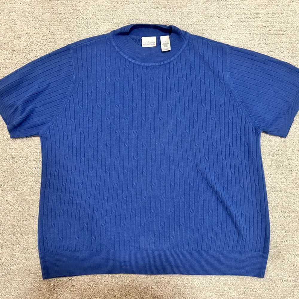 Villager Women’s Royal Blue Mockneck Sweater